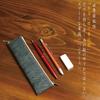 No BoRDER PERiTOSS Okayama Denim in Pen Case for 1 Red Ears [Made Japan] Pen, PT-0121HAM