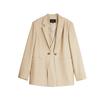 Chic primaverile Moda di nicchia Blazer versatile Blazer da donna Kaki EX50883