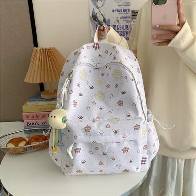High-face-looking Small Floral Fresh Schoolbag Girls Junior High School College Students 2025 Japanese New Backpack