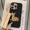 Sleep Dog Cat Deer Leather Texture Phone Case For Xiaomi Redmi Note 13 14 12 Pro Plus 11 10 11S 10S A5 A3 14C 12C 10C 9C A1 A2