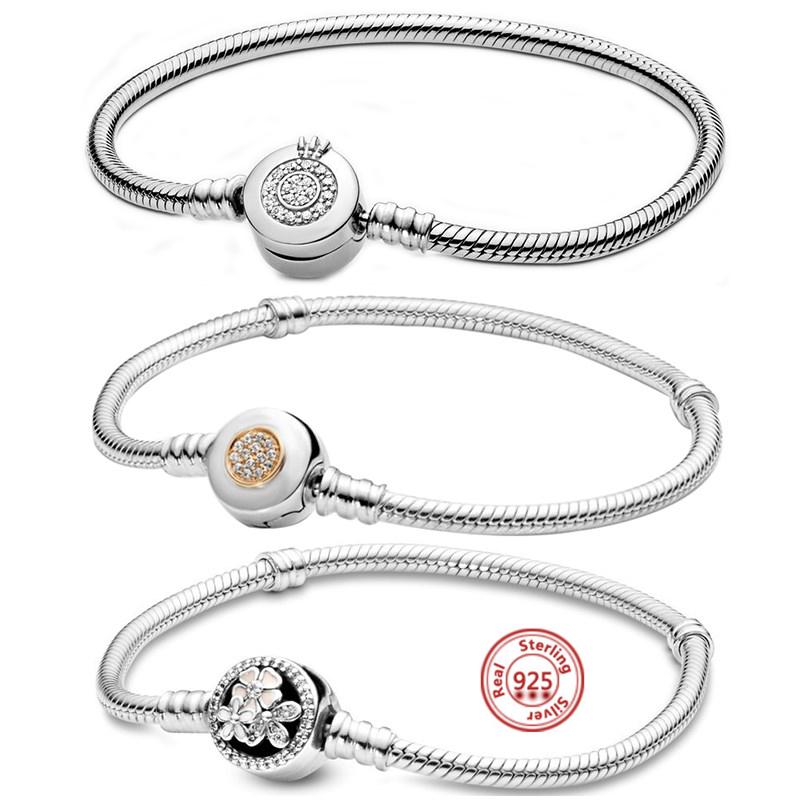 

Классическая серия, браслет в форме сердца из 100% стерлингового серебра 925 пробы, подходит для оригинальных бусин, подвесок, ювелирных изделий, подарка для женщин