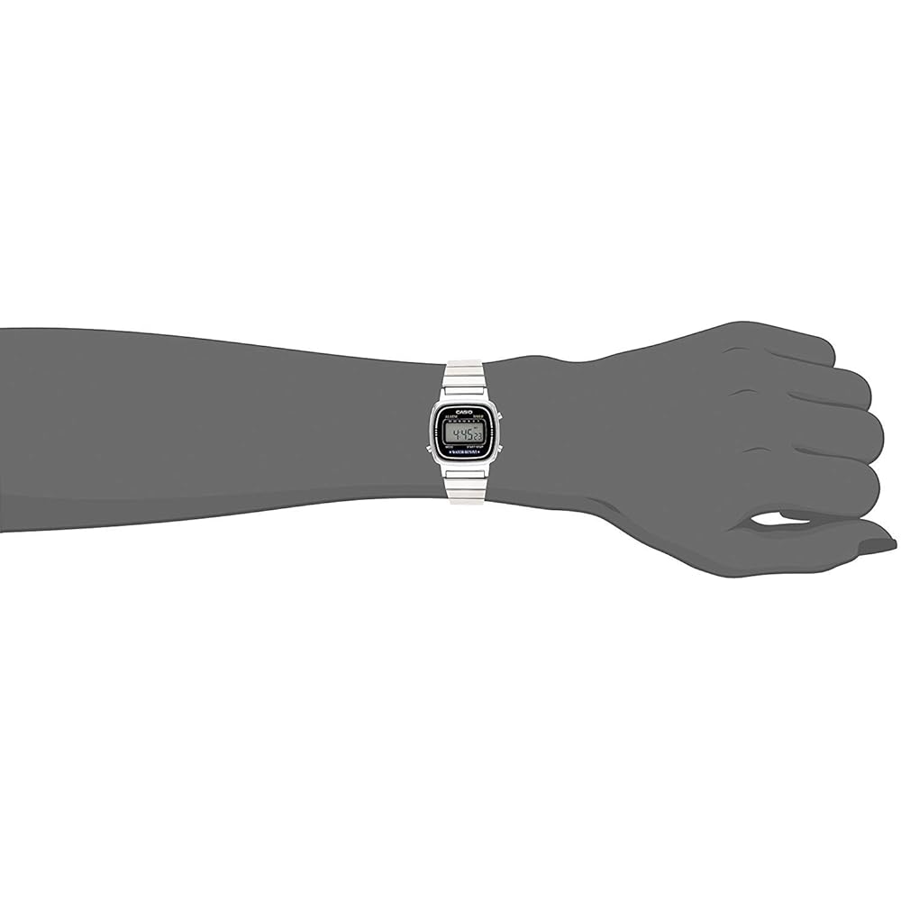 Casio Standard Digital Quartz Women's Wristwatch LA670WA-1 Black