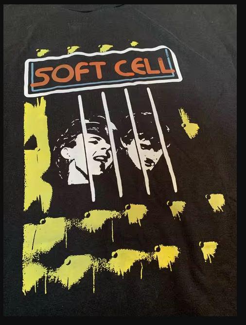 

Soft Cell Band Vtg Short Sleeve Tee Unise Unisex Shirt Cotton Gift Tee MK079 Unisex T-Shirt XXL