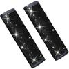 2PCS Bling Car Seat Belt Shoulder Pads, Rhinestone Auto Seatbelt Cushion, Vehicle Seat Strap Cover for Women, Car Interior Decoration Accessories for