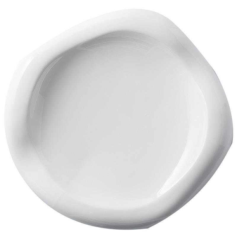Nordic Clouds Special-Shaped Plate Ins Style Fashion Artistic Conception Plate Characteristic White Plate Creative Restaurant Hotel Ceramic Tableware