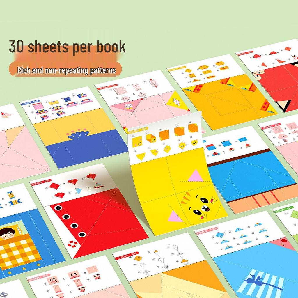 3D Origami Book for Kids: Educational Paper Craft & DIY Toys (Ages 3-6)