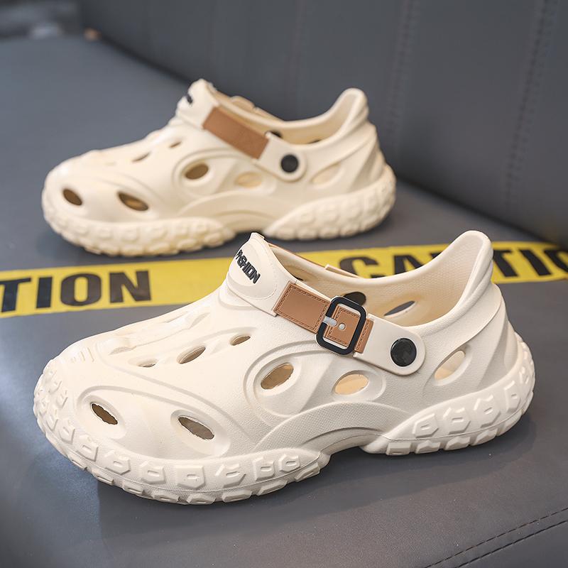 Summer Outdoor Men Beach Sandals Fashion Eva Mens Slippers Anti Slip Man Casual Shoes Comfortable Wear Resistant Garden Shoes