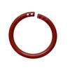 10pack/lot Flexible Binding Solution - Plastic Loose Binder Rings For Easy Management Of Cards Documents