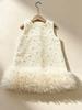 2026 Spring/Autumn Coco Style Girls' Puffy Skirt Princess Dress: Elegant Baby Banquet Attire