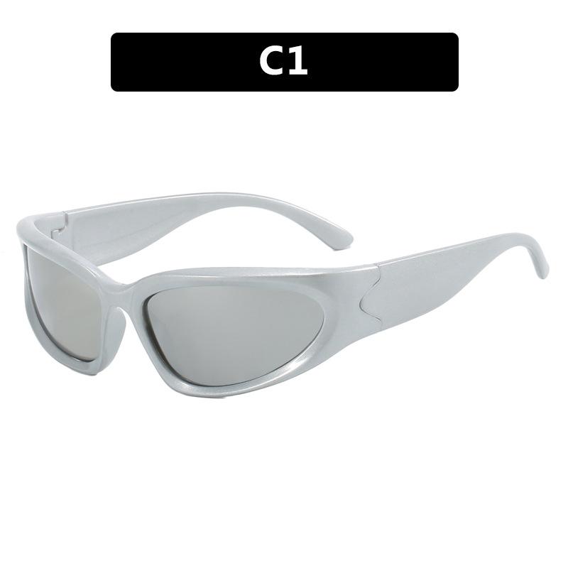 New Children Cycling Sunglasses Sun Protection Fashionable Simple Hip Hop Street Style Personalized Sporty Eyewear