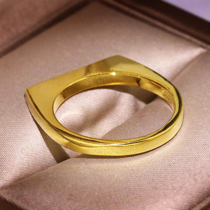 Geometryczny Mechaniczny Pierścień z Kołem Zębatym Dla Kobiet Mężczyzn Kolor Złoty Srebrny Punk Obrączka Pierścionek na Palec Nowoczesna Biżuteria Pierścionek na Imprezę