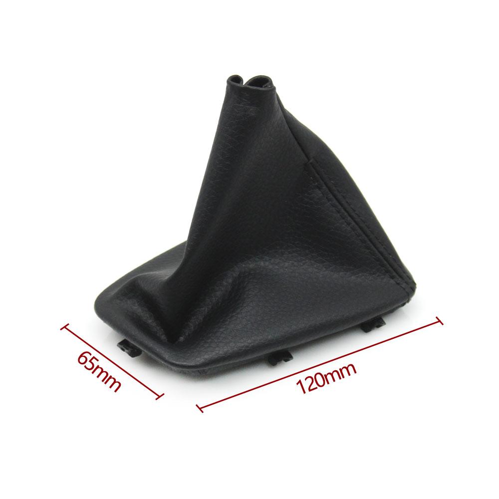 Black Automatic Gear Shifter Boot Leather Dust Cover Frame For BMW 3 Series E90 E91 E92 E93 2005-2011 25167592028 25167592029
