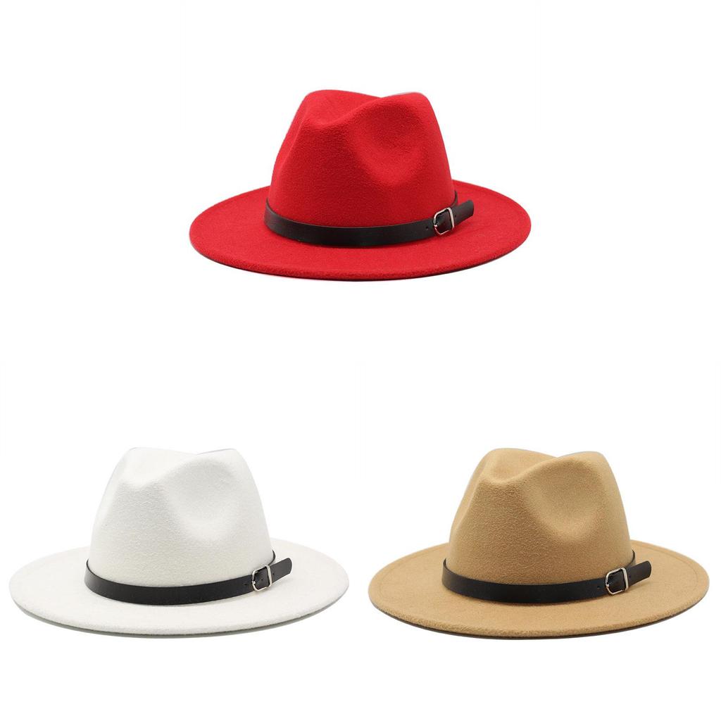 Unisex Wool Felt Top Hat With Wide Brim For Formal Events And Gift Giving