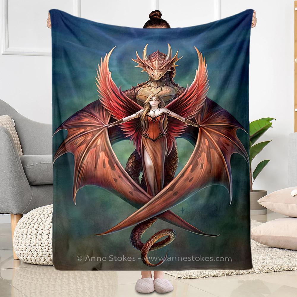 Gothic Style Blanket Soft Warm Cozy Great for Livingroom Picnics Sofa for All Seasons Digital Print Perfect Gift for Relatives and Friends