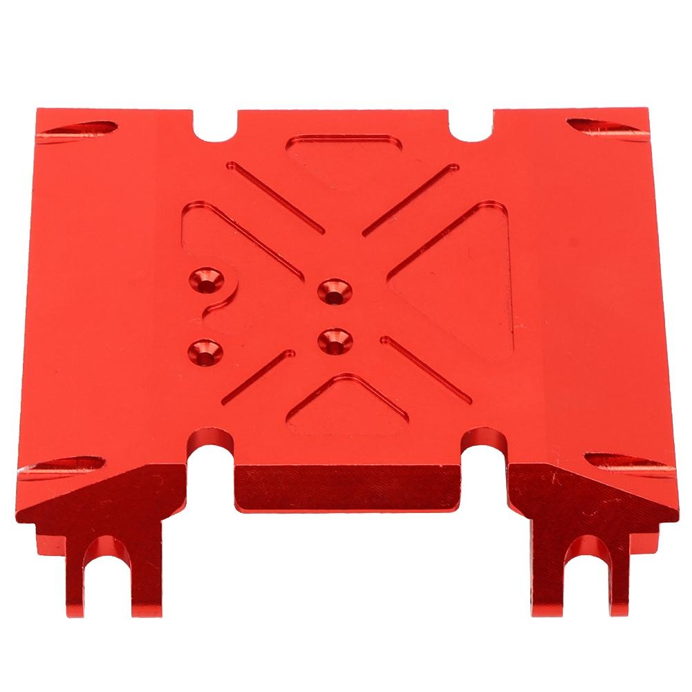 Center Gear Box Mount Skid Plate Accessory Fit for AXIAL WRAITH 90018 90048 1 10 RC CarRed