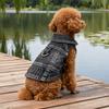 Dog Jeans Jacket ,Cool Puppy Summer Clothes ,Dog Denim Shirts for Small Boy Dogs Cats Outfits Washable Durable Harness Vest
