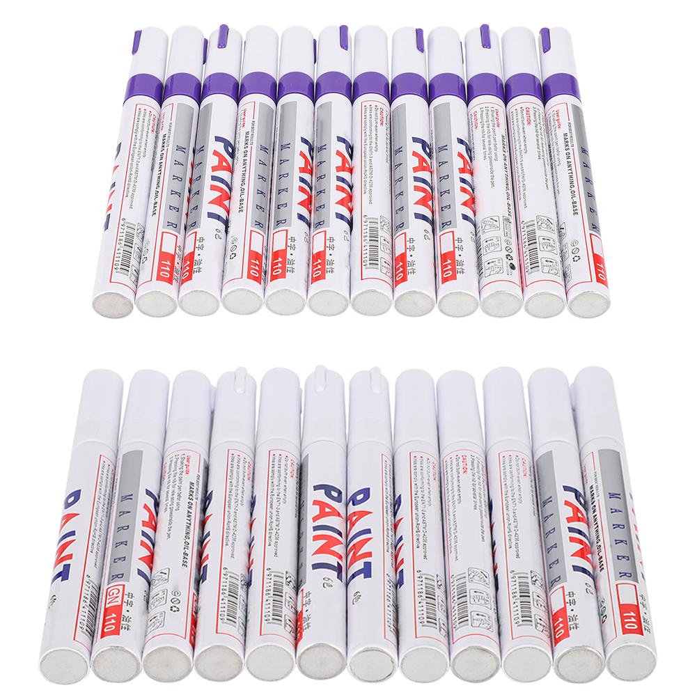 2 Boxes Paint Pen Refill Note Car Tyre Check Repair Oil Waterproof Permanent Sign Marker