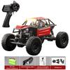 Voiture télécommandée, 2,4 GHz 1:Véhicule Rock Crawler Tout-Terrain 4x4 à l'Échelle 18, Jouet Électrique Rechargeable avec Phares LED