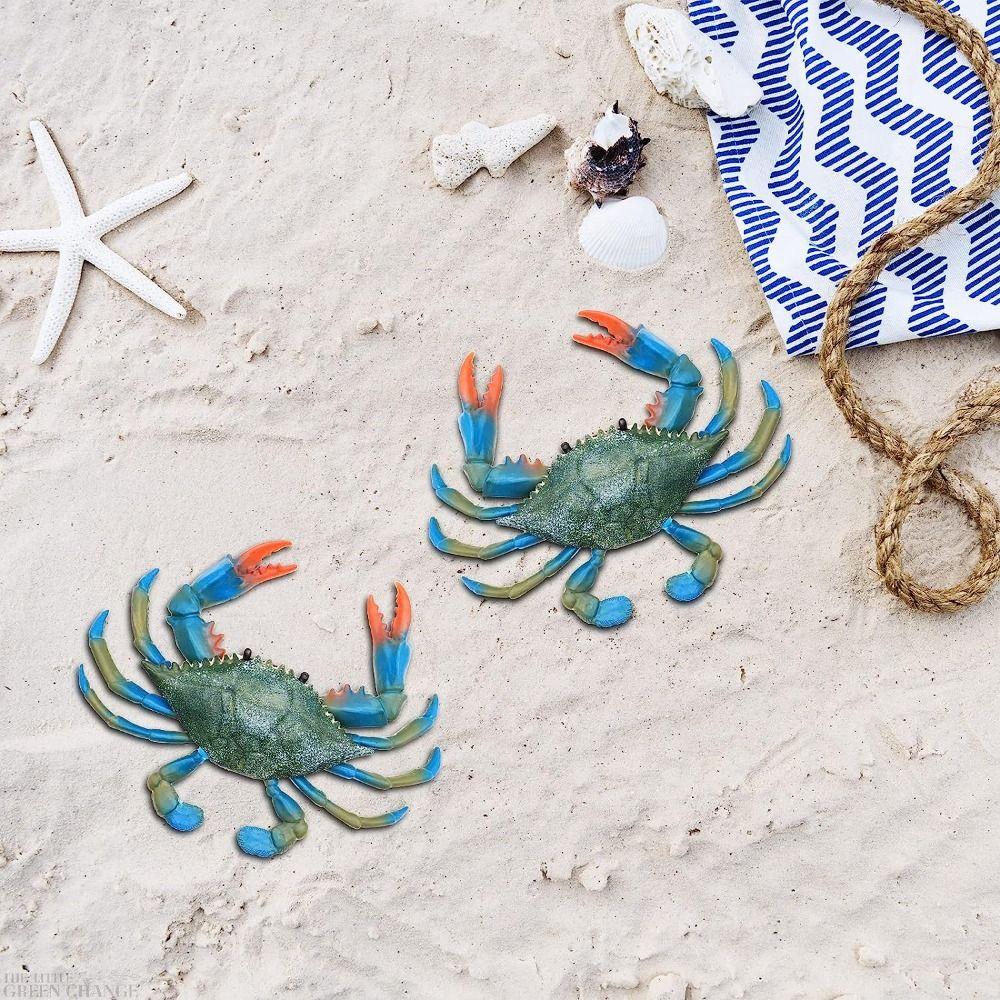 

1/3 Pcs Crab Crab Decoration Artificial Educational Bath Toys Home різнокольоровий