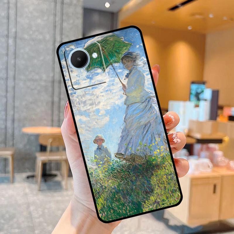 

Чехол Claude Monet Garden Lotus Bridge для Realme C55 C33 C31 C35 C30 C11 C15 C25s C21Y GT Neo 5 3T 2T 8 9 10 11 Pro Plus Realme 8Pro