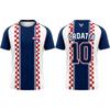 Croatia Flag Printed T-shirt Men Quick Dry Breathable Football Jersey Men's And Women's Casual