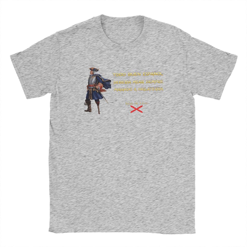 Blas De Lezo Frase T Shirt Men Cotton Vintage T-Shirts Crew Neck Tee Shirt Short Sleeve Clothes Graphic Printed