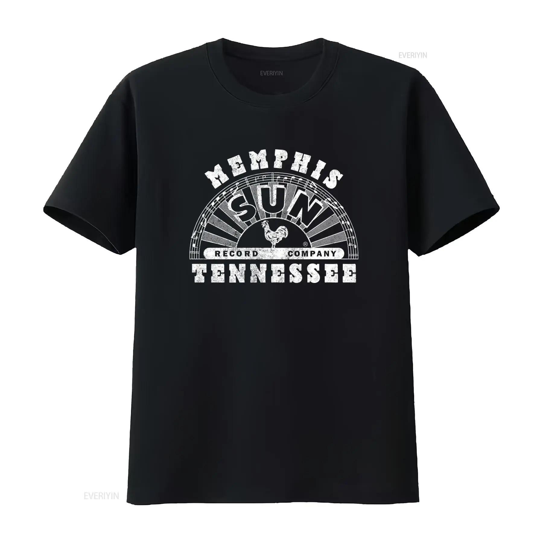 Футболка Sun Records Memphis Music в винтажном стиле с изображением петуха и нот, винтажная, слегка выстиранная, мужская S разноцветный