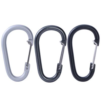 Aluminum Alloys Snap Spring Carabiner Clip for Backpacks Camping Hikings Fishing