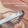 Outdoor Stripe Stainless Steel Alcohols Furnaces Brackets Meshes Oblong Folding Net Camping Thermostability Portables