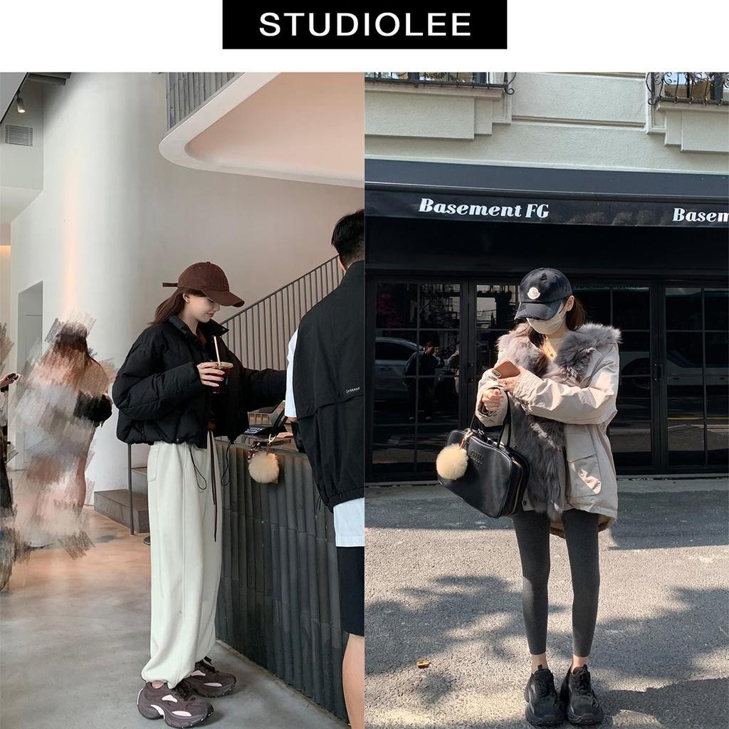 Cowhide version~ Grape Mom same new color matching lace-up heightened thick-soled suede dad shoes women's sports and leisure shoes