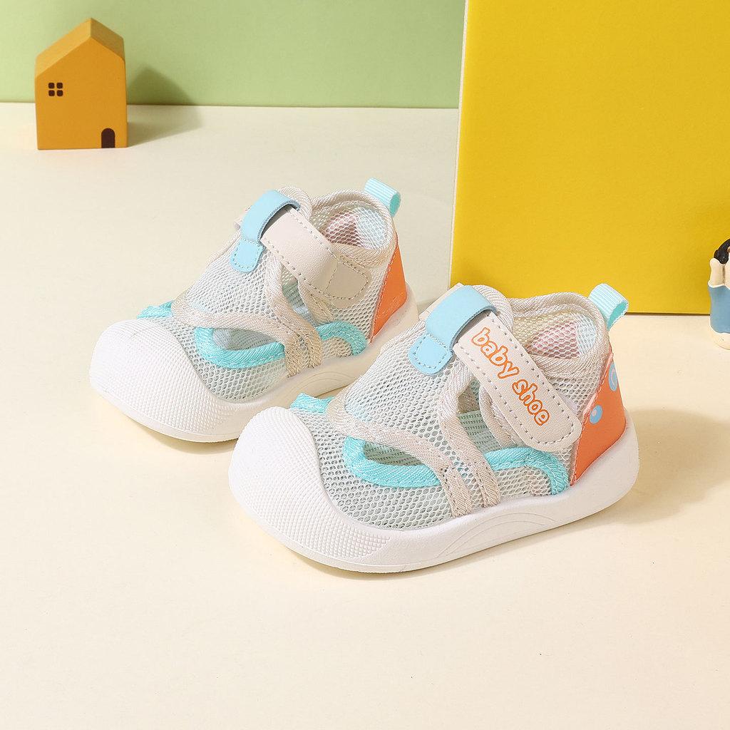 Baby Boys Girls Summer Breathable Mesh Sandals With Anti Slip Sole For Toddler Walkers