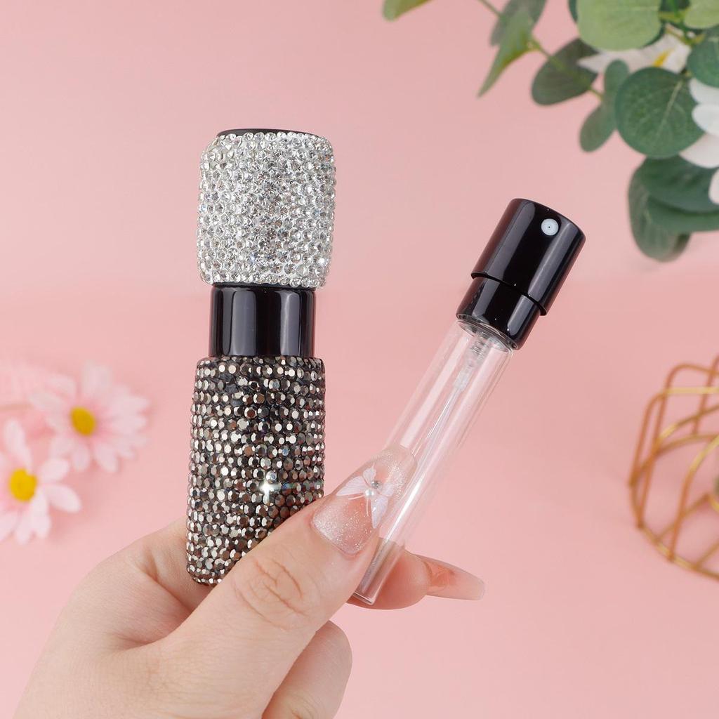 Diamond Silver White Mini 10ml Perfume Spray Bottle