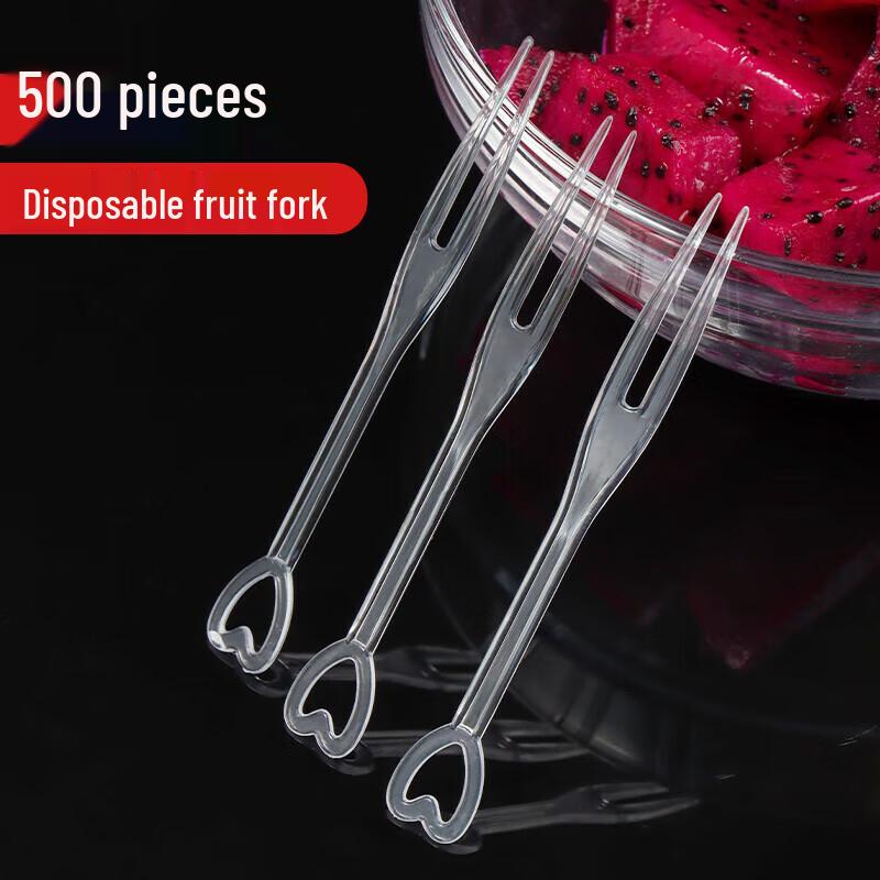 Baijie Disposable Plastic Fruit Forks