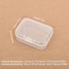 Plastic Box Transparent Jewelry Organizer Sample Box Small Tool Storage Box Nail Enhancement Tool Box Mobile Phone Repair Case