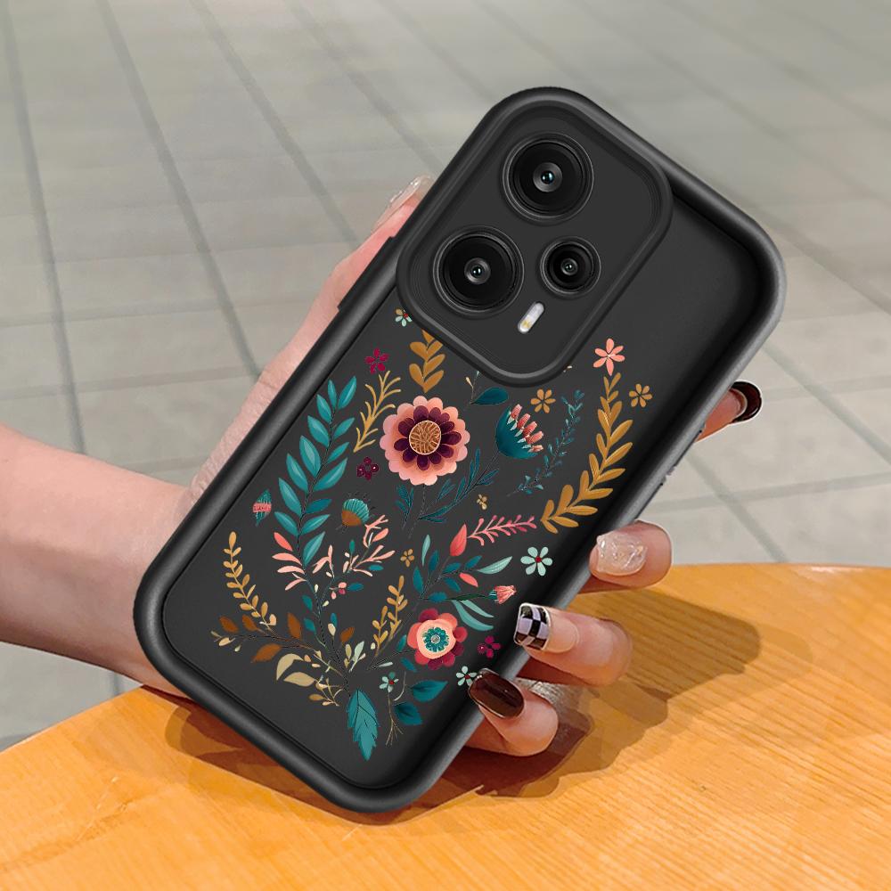 

Мягкий силиконовый квадратный чехол с рисунком лестницы для телефона, полное покрытие, противоударный защитный резиновый чехол для камеры для Xiaomi Redmi Xiaomi Poco M4 Pro 5G чёрный