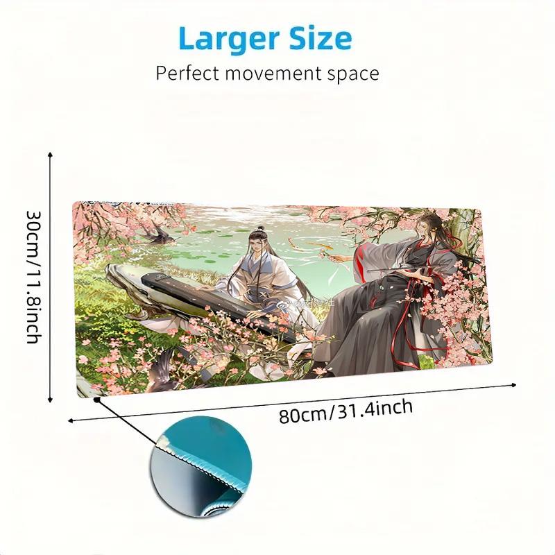 Mo Dao Zu Shi Color Mouse Pad Large Gaming Table Cushion Non-slip Laptop Tablet Big Mousepad XXL Mat Mini PC Playmat With Lock edge