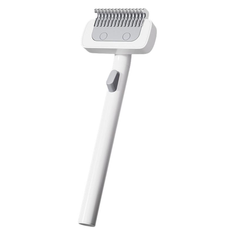 

Pet Hair Comb Gentle Deshedding Comb Ergonomic Handle Pet Comb Cats Grooming Supplies for Pet Owners Metal 1