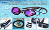 Swimming Goggles for Adults and Swimming Ages 7 and Underwater Adjustable Easy To Nose Protective Case Competitive Unisex [MiniAya] Children, Goggles,