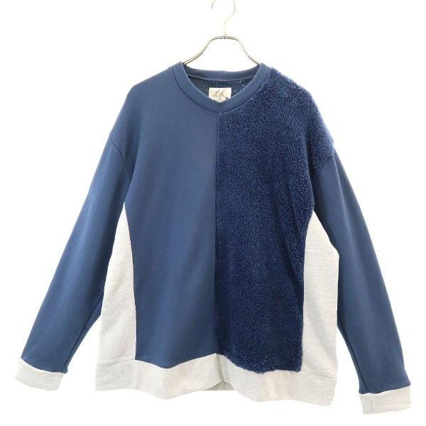 Brand new HB Long sleeve Switching Bore Cut XL Blue Switching trainer Men's Used