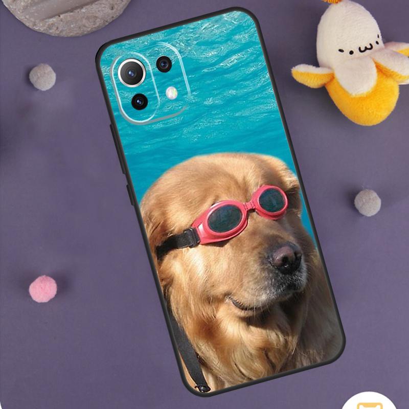 Golden Retriever Dog Case For Xiaomi 15 14 Ultra 13T 14T 15T 17 Pro Max POCO F8 Ultra F5 F6 F7 X5 X6 X7 Pro Cover