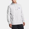 Under Armour Fleece Graphic Letter Print Hoodie Men Hoodies Light-Gray 1379745-014