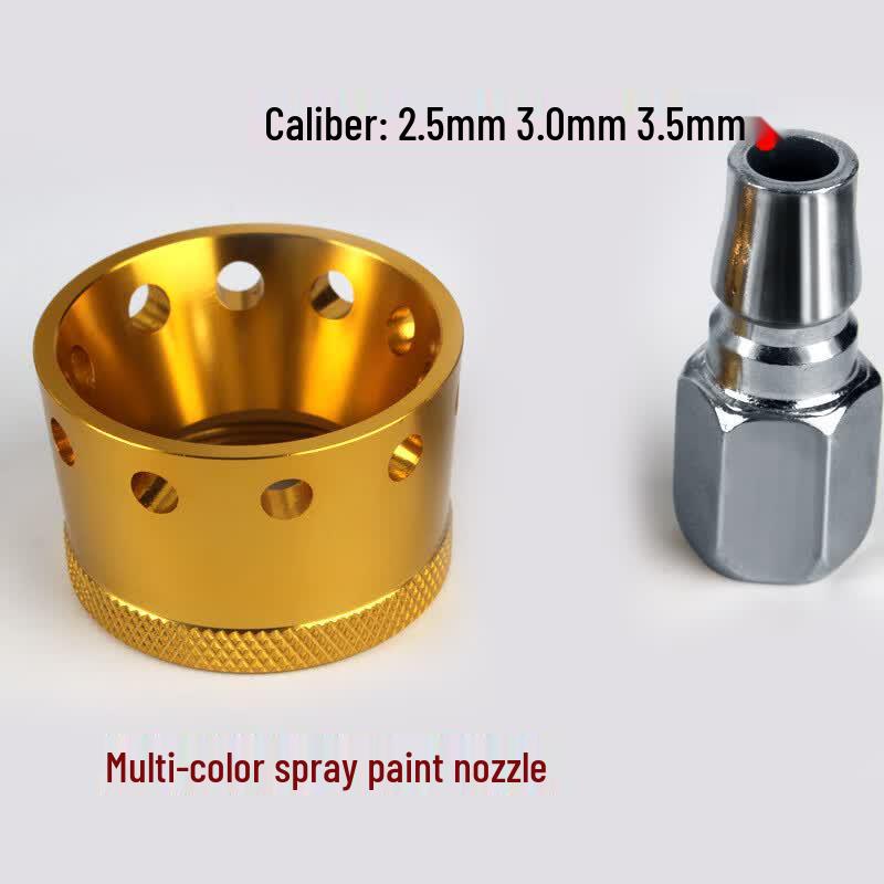 Multi-Color Paint Spray Gun Kit with 10L Pressure Pot