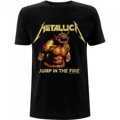 Metallica Unisex Voksen Jump In The Fire Vintage T-skjorte i bomull