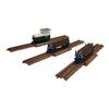 Railway Collection Tetsuro Narrow Gauge 80 Cat Mountain Forest Railway L-Type Diesel Locomotive Two-Tone Color with Logging Car, 3-Car Set A, Diorama
