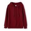 Unisex Plus Size Cotton Hoodie - Warm, Loose, Double-Layered Sweatshirt for Autumn & Winter