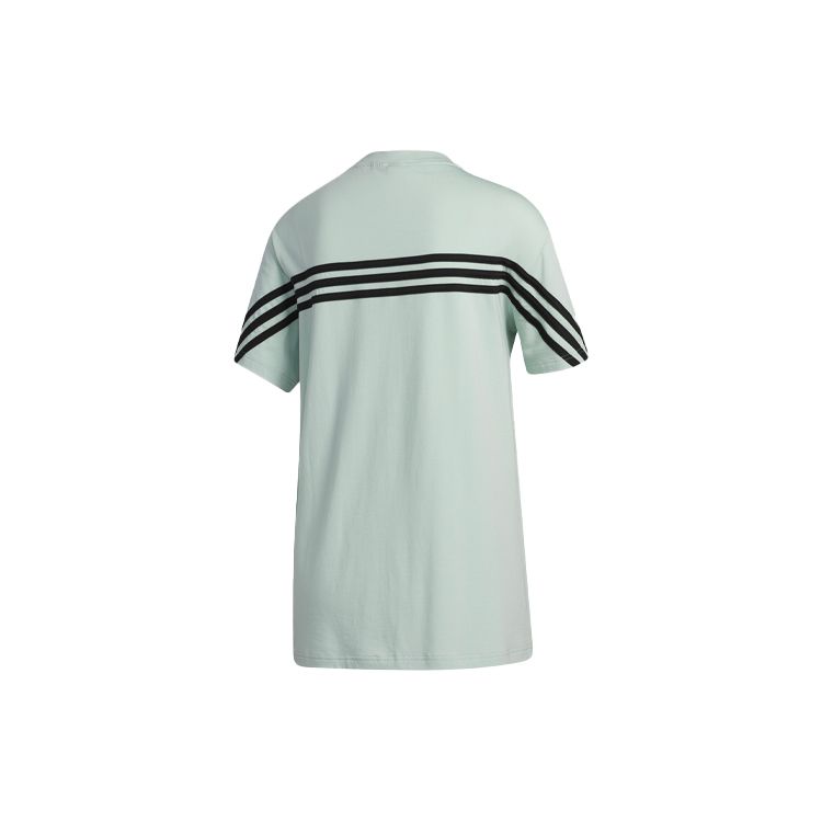 Adidas Training Sports Casual Breathable Short Sleeve T-Shirt Women Tops Light-Green GH3801