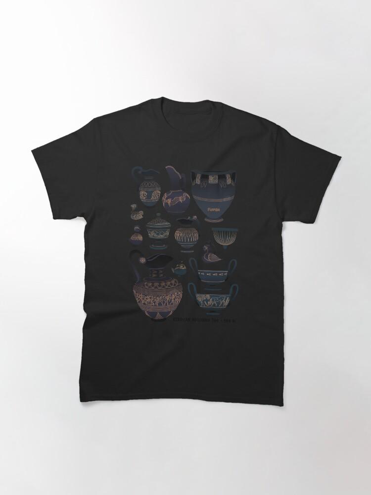Europe Etruscan Bucchero Pottery Classic T-Shirt