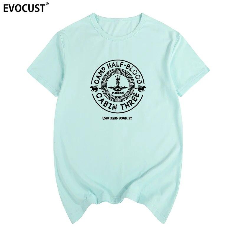 Camp Half Blood Long Island Sound New York Percy Jackson T-shirt Cotton Unisex T Shirt New TEE TSHIRT Womens