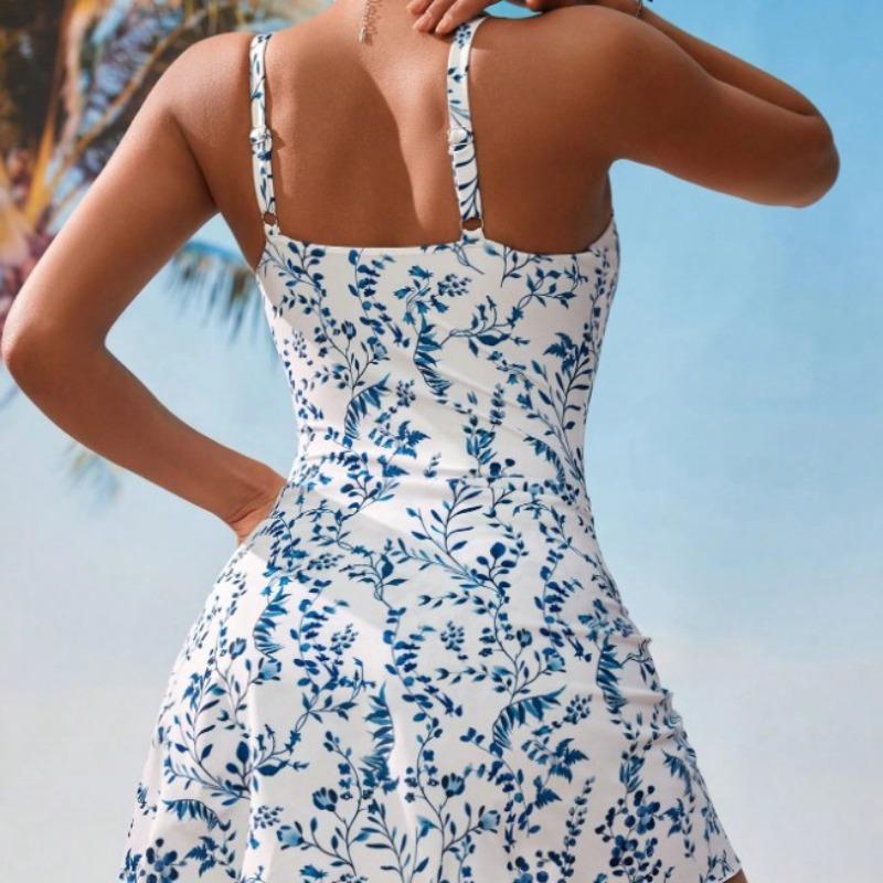 European and American New Swimsuit Female Sexy Suspender Dress Bikini Bikini Seaside Vacation Swimsuit Female