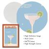 Modern Still Life Drinks Cocktails Strawberry Canvas Painting Coffee Shop Shop Bar Wall Print Poster Minimalist Art Home Decor